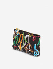 Seletti wears Toiletpaper snake-print faux-leather case 15cm x 9cm