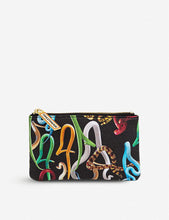 Seletti wears Toiletpaper snake-print faux-leather case 15cm x 9cm