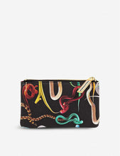 Seletti wears Toiletpaper snake-print faux-leather case 15cm x 9cm