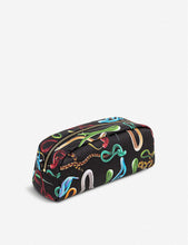 Seletti wears Toiletpaper snake-print faux-leather case 20cm x 7cm