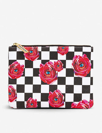 Seletti wears Toiletpaper rose-print faux-leather case