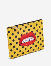 Seletti wears Toiletpaper Sh*t-print faux-leather case 21cm x 15cm