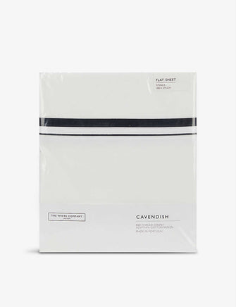 Cavendish Egyptian cotton single flat sheet 180x275cm