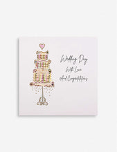 Wedding Day with Love greetings card 16.5cm x 16.5cm