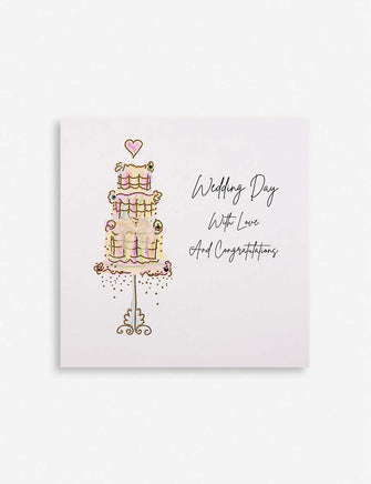 Wedding Day with Love greetings card 16.5cm x 16.5cm