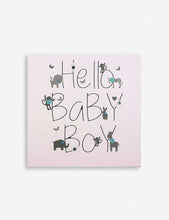 Hello Baby Boy greetings card