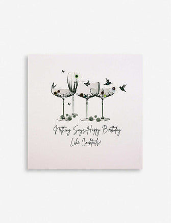 Happy Birthday Cocktails greetings card