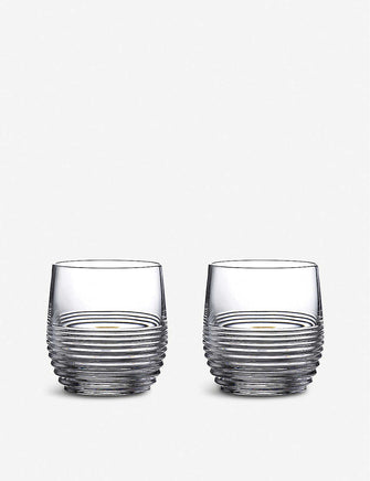 Mixology Circon crystal tumblers set of two