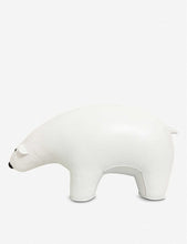 Polar Bear faux-leather doorstop 10kg