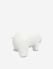 Polar Bear faux-leather doorstop 10kg