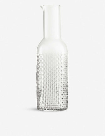 Wicker glass carafe 1.2l