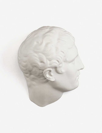 Male head porcelain decoration 37cm