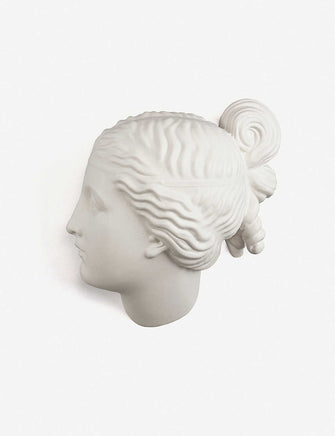 Female head porcelain decoration 37cm