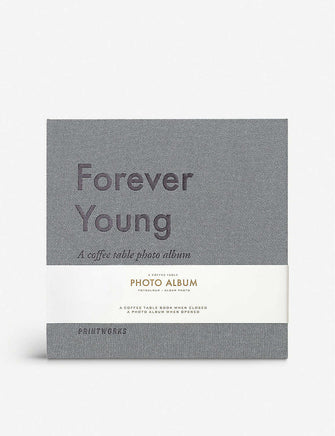 Forever Young coffee table photo album 19.5cm x 20cm