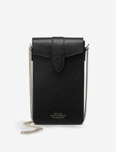 Panama leather phone case and chain