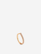 Antifer 18ct pink-gold and diamond ring