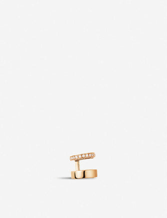 Berbere Module 18ct rose-gold and diamond pavé ear cuff