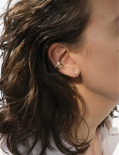 Blast 18ct pink-gold and diamond right ear cuff