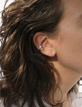 Blast 18ct pink-gold and diamond left ear cuff