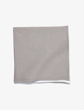 Reversible linen napkin 53cm x 53cm