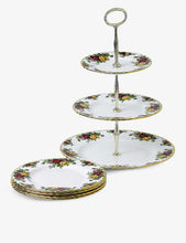 Old Country Roses 5-piece cake server set