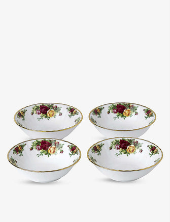 Old Country Roses bowls 4-piece set