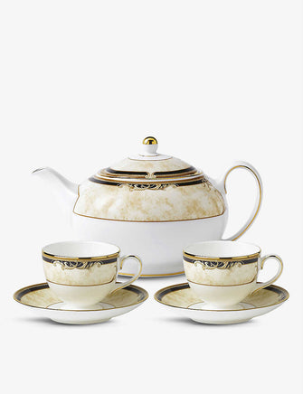 Cornucopia 3-piece tea set