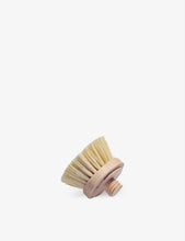 Bamboo dish brush head