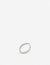 Torsade de Chaumet platinum and diamond wedding ring