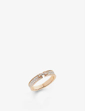 Liens Évidence 18ct rose-gold and 0.5ct diamond ring