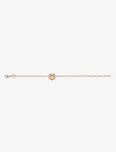 Jeux de Liens Harmony 18ct rose-gold and 0.06ct diamond bracelet