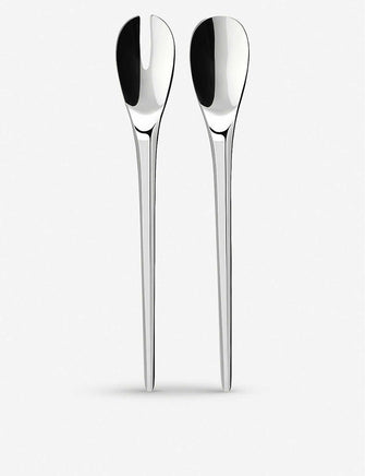 New Moon stainless-steel salad server set of two 25cm