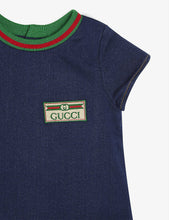 Gucci-logo denim dress 3-36 months