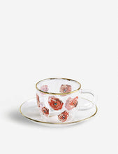 Seletti wears TOILETPAPER Roses printed glass coffee set