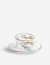 Seletti wears TOILETPAPER Snakes printed glass coffee set