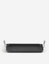 Toughened Non-Stick ribbed rectangular grill 35cm x 25cm