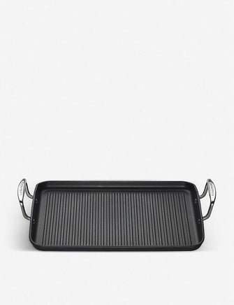 Toughened Non-Stick ribbed rectangular grill 35cm x 25cm