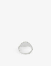 Crest sterling-silver signet ring