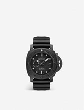 PAM00979 Submersible Marina Militare CARBOTECH™ and rubber watch