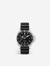 PAM00683 Submersible stainless-steel and rubber automatic watch