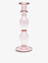 Olympia glass candle holder 23cm