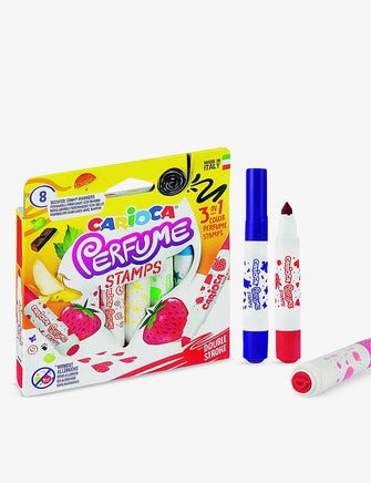 Perfume Stamps coloured pens set of 8