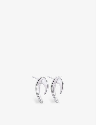 Talon mini sterling-silver earrings