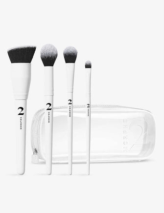 Morphe 2 The Sweep Life four-piece brush collection and bag