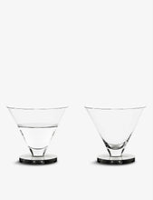 Puck cocktail glasses set of two