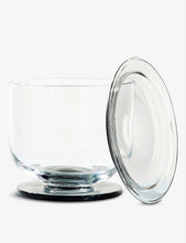 Puck glass ice bucket 19.4cm