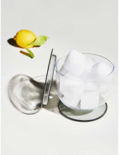 Puck glass ice bucket 19.4cm