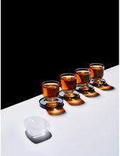 Puck shot glasses set of four