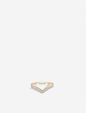 Joséphine Aigrette 18ct rose-gold and diamond ring