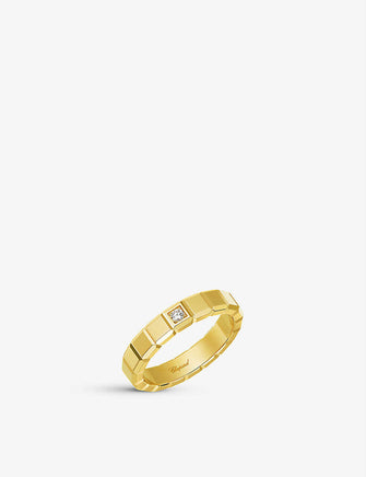 Ice Cube Pure 18-carat yellow-gold ring